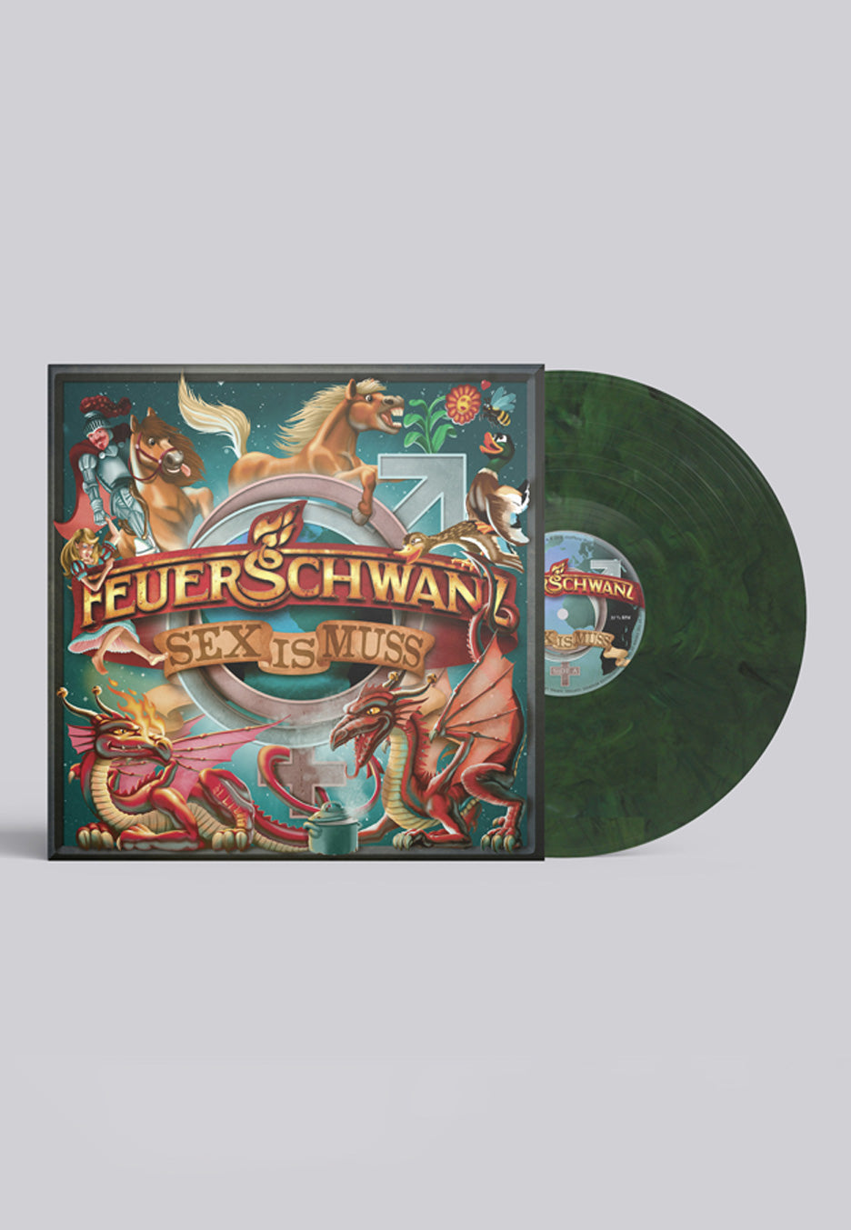Feuerschwanz Sex Is Muss vinile LP 180g marmorizzato