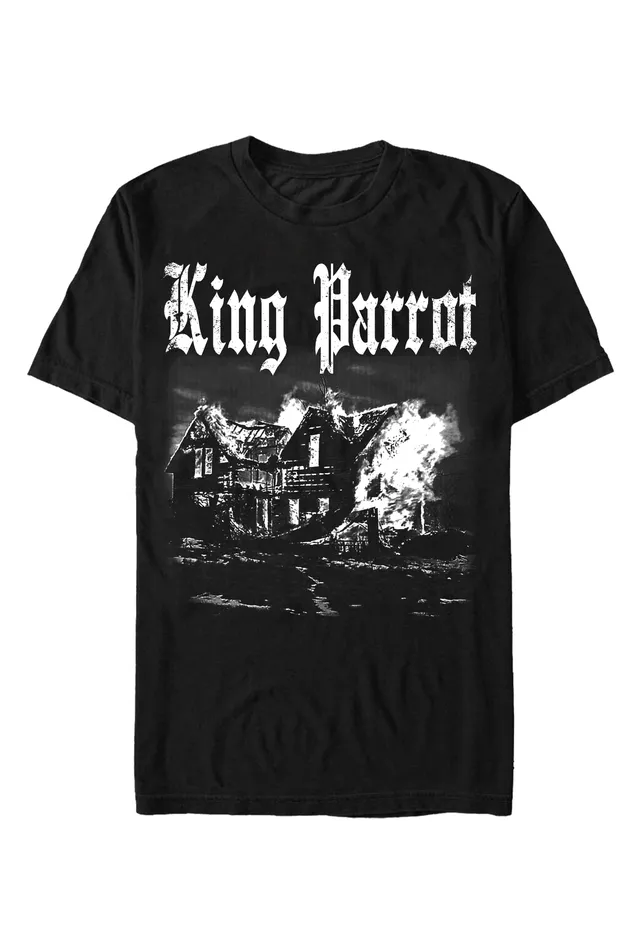 King Parrot Blaze In The North T-Shirt uomo nera manica corta