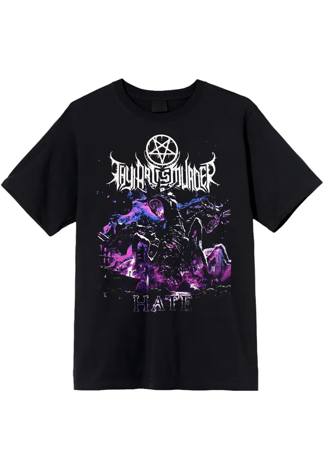 Thy Art Is Murder Purple Hate maglietta nera deathcore