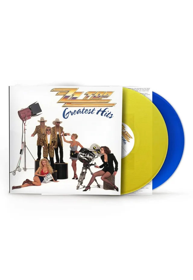 ZZ Top Greatest Hits doppio vinile LP giallo blu