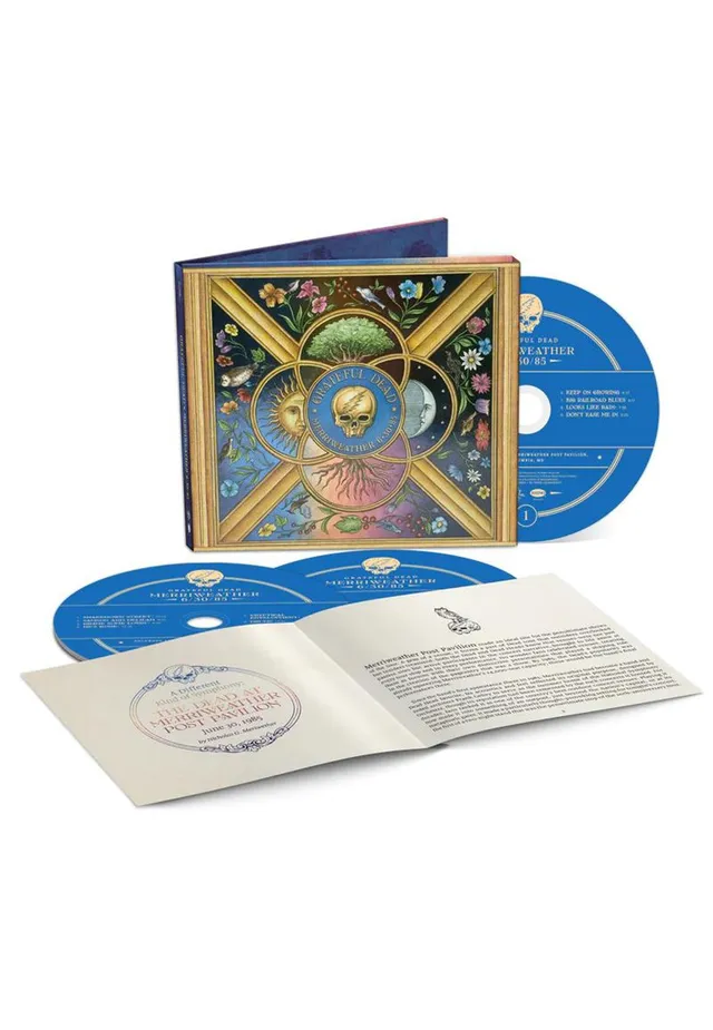 Grateful Dead Merriweather 6/30/85 3 CD live folk rock