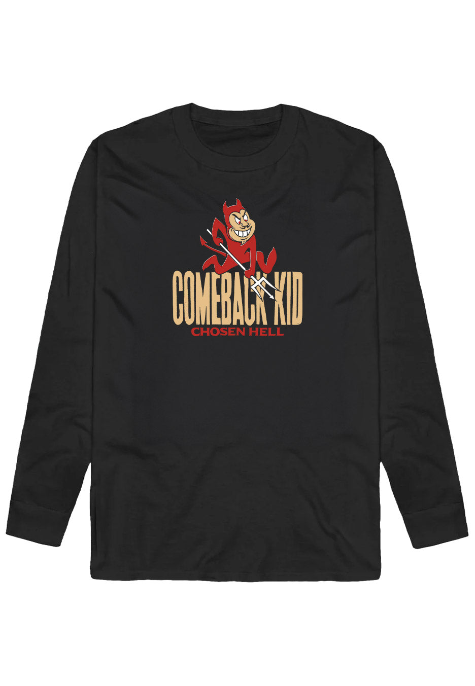Comeback Kid Chosen Devil longsleeve nero taglia L hardcore