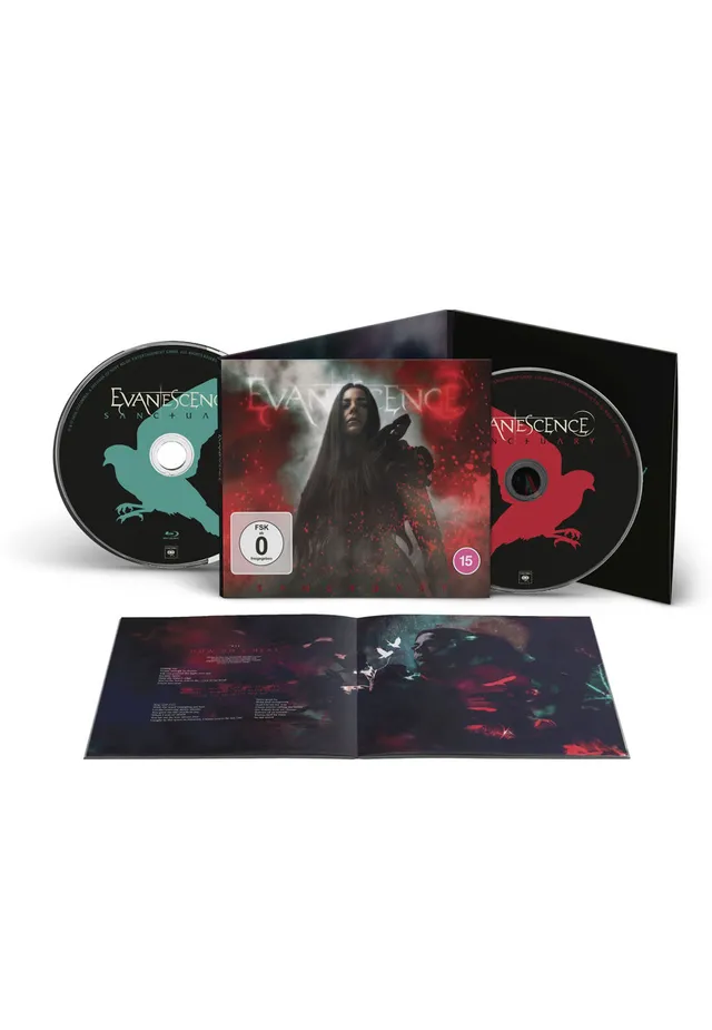 Evanescence Sanctuary CD + Blu Ray digipak deluxe
