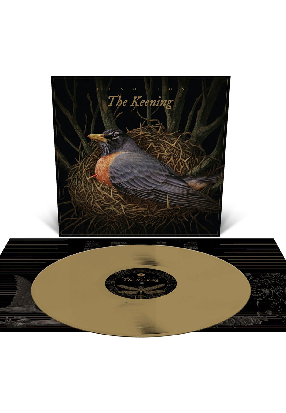 The Keening Devotion vinile LP oro metallizzato limited