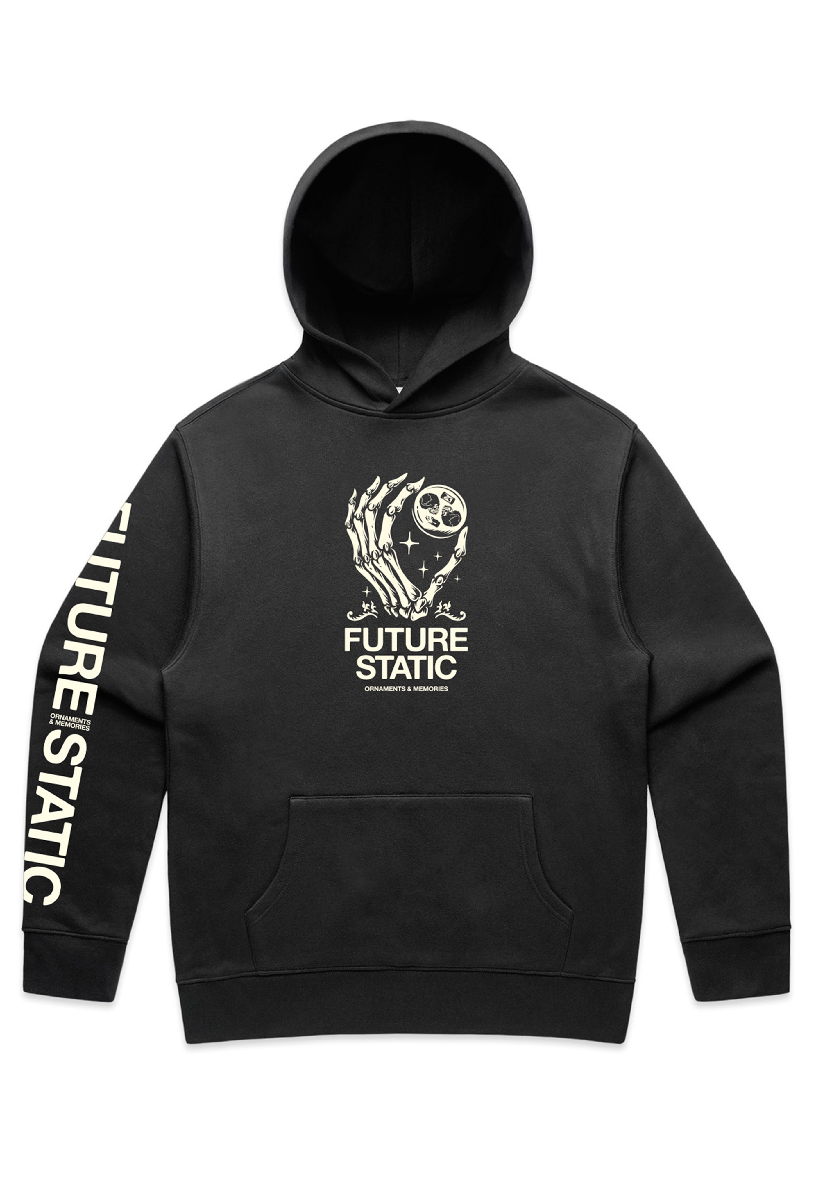 Future Static Ornaments & Memories Hoodie felpa nera