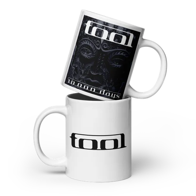 Tool 10000 Days Album Cover tazza bianca 20 oz ceramica