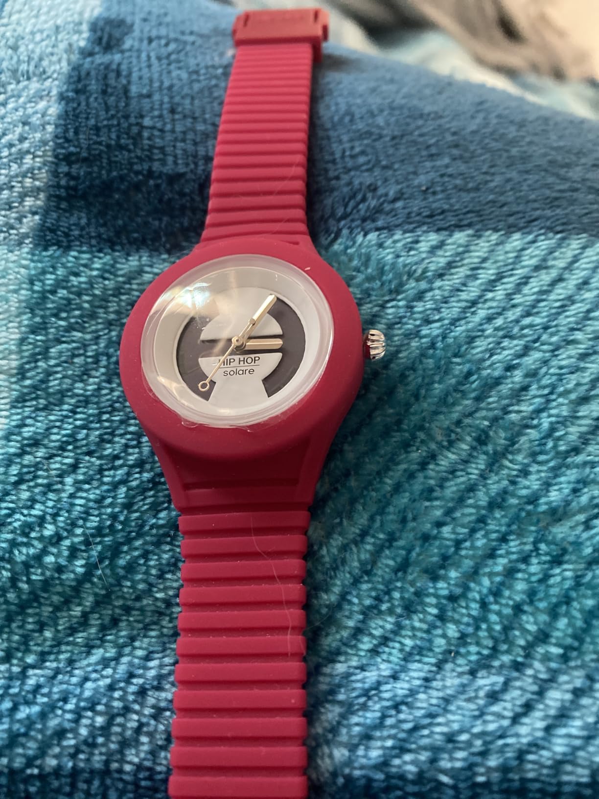 Hip Hop Hero.Dot HBU0533 orologio donna rosso silicone