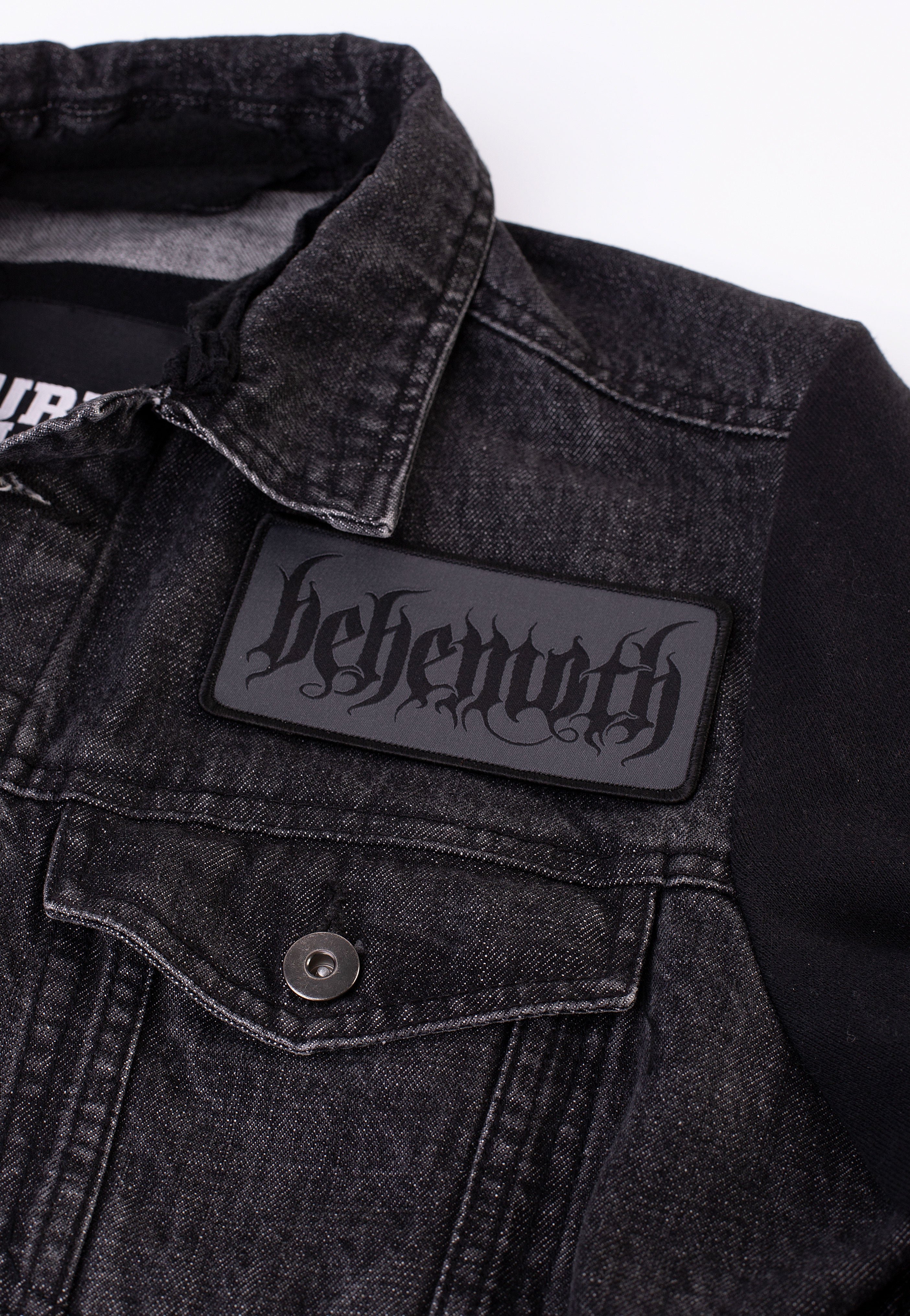 Behemoth Black Logo patch nera onesize