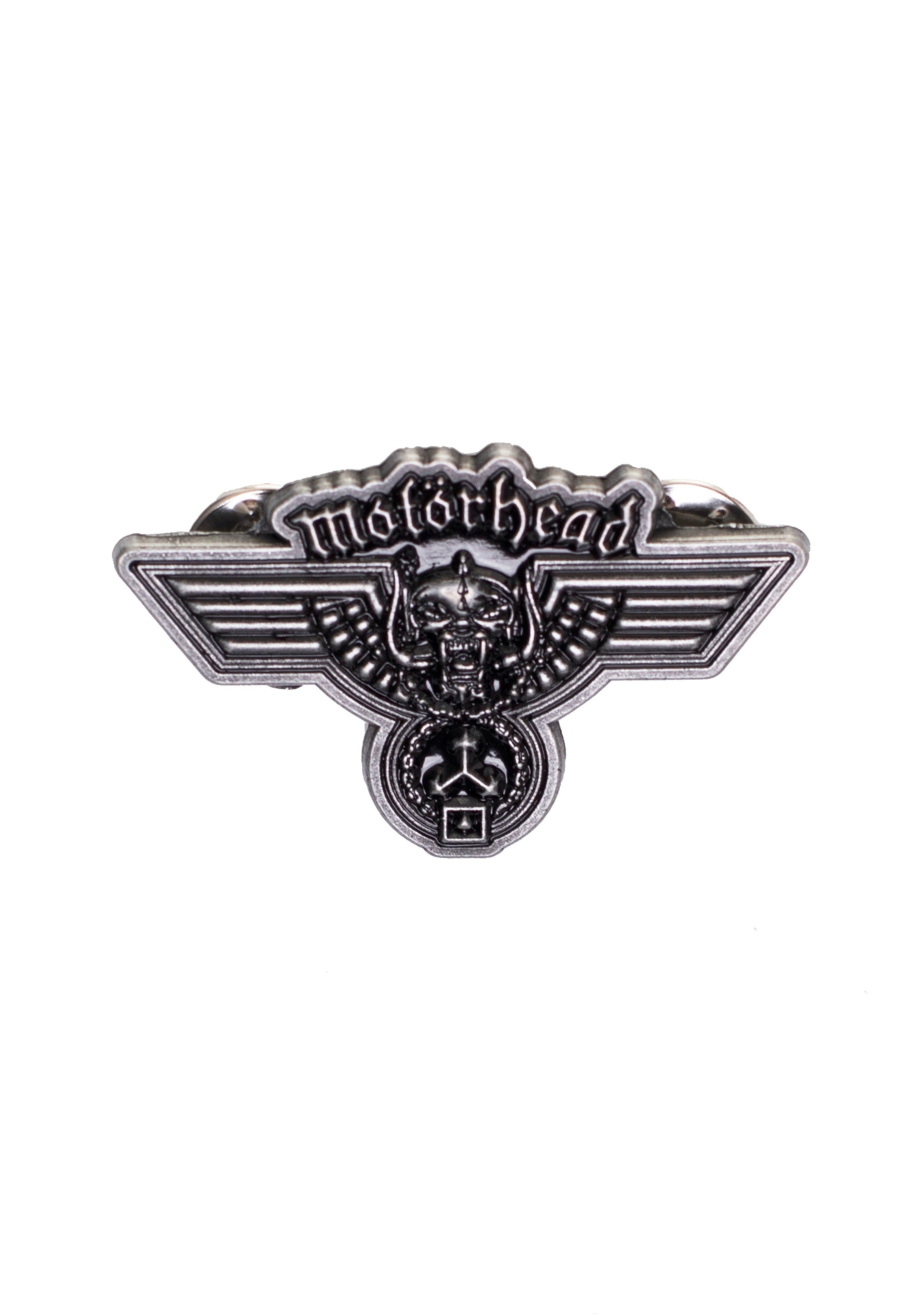 Motörhead Hammered pin spilla nera hard rock