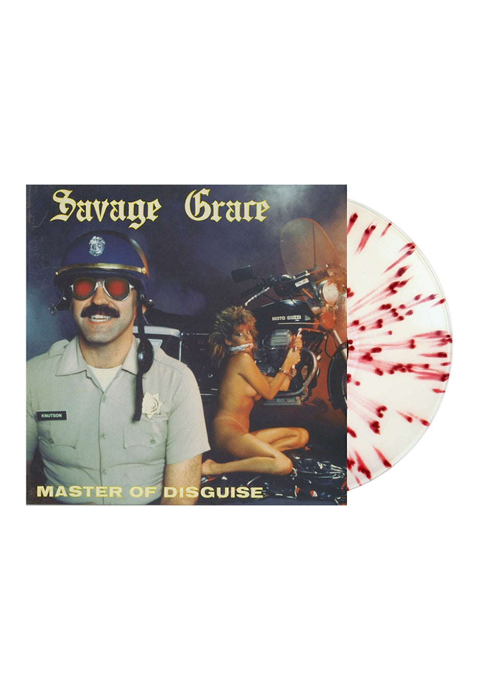 Savage Grace Master Of Disguise vinile colorato splatter rosso