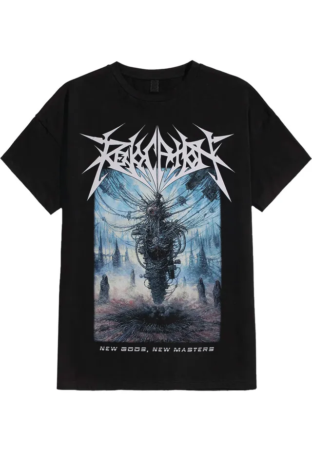 Revocation New Gods New Masters T-shirt nera uomo