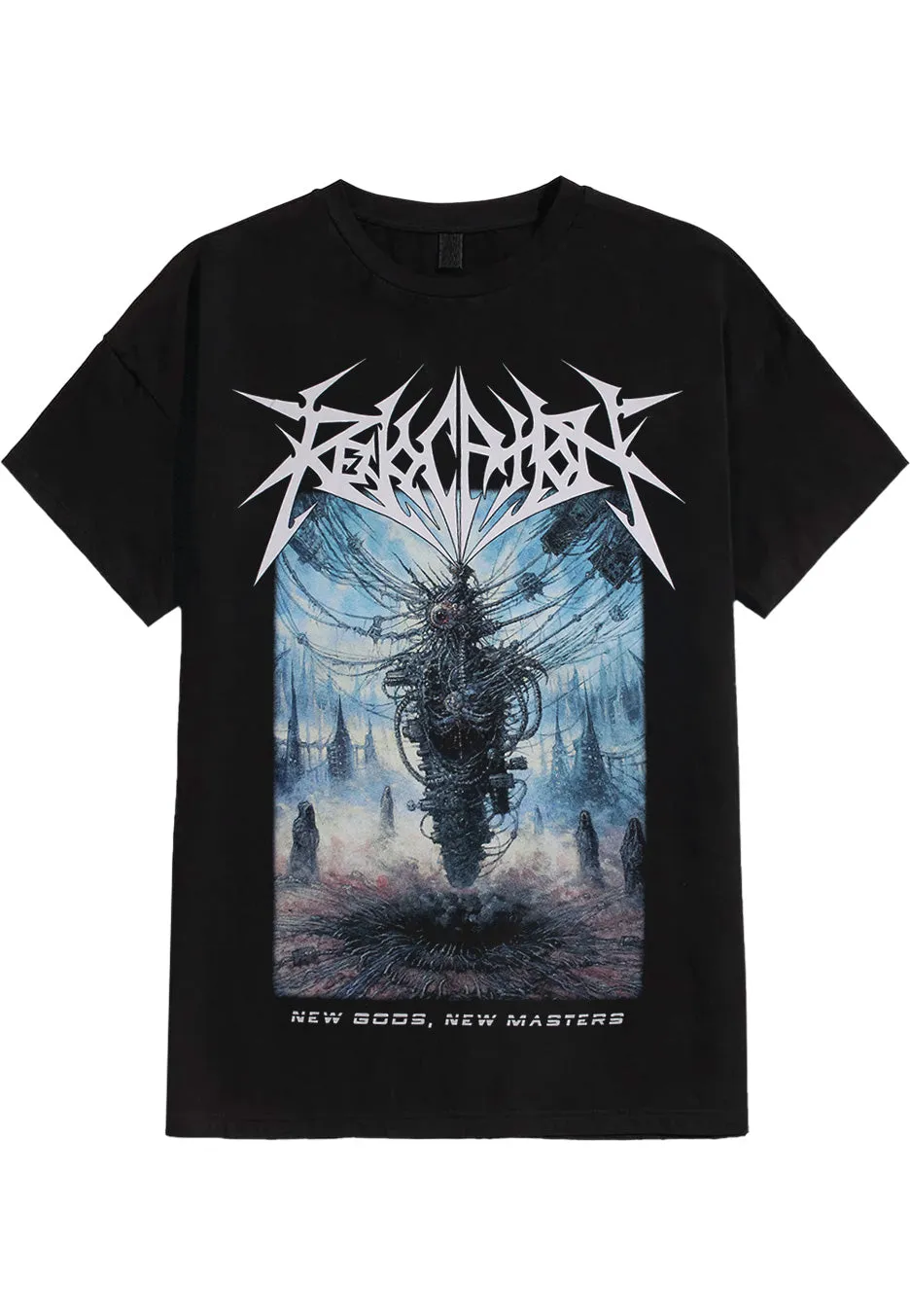 Revocation New Gods New Masters T-shirt nera uomo