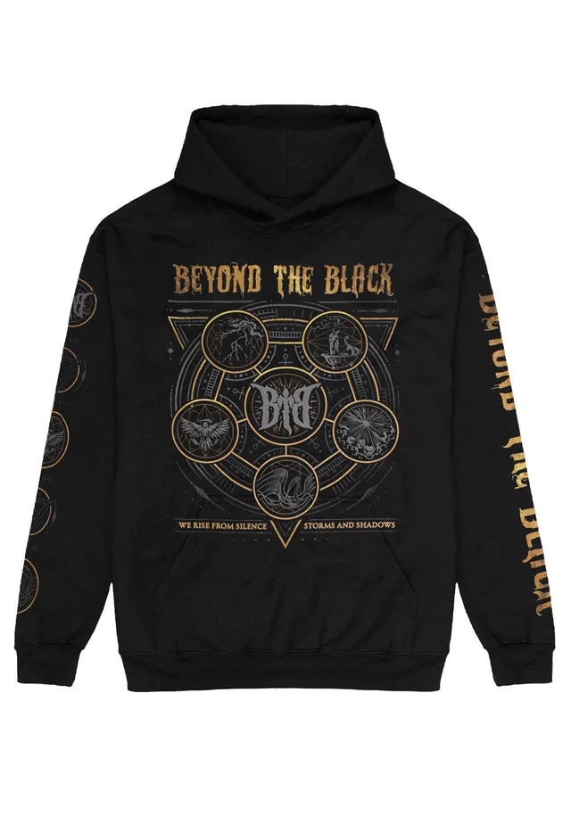 Beyond The Black Synergy felpa nera con cappuccio