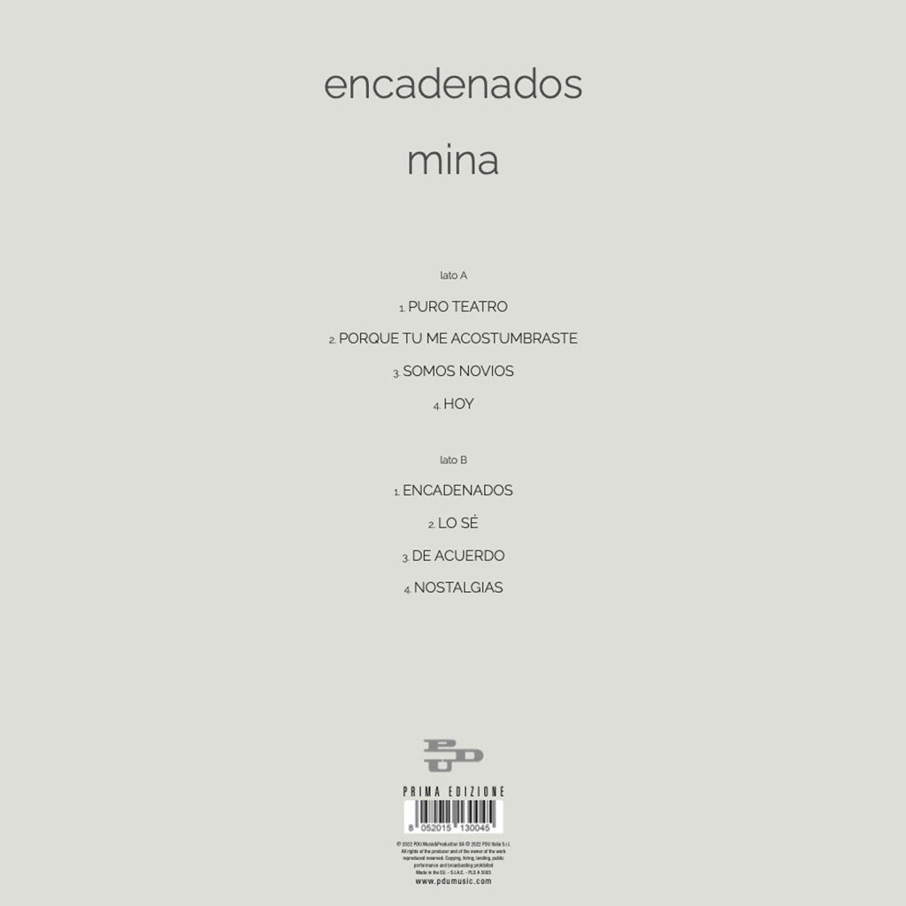 Mina Encadenados LP vinile spagnolo rimasterizzato