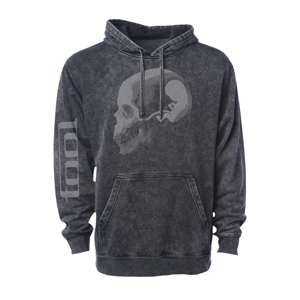 Tool Fetus In Skull Felpa con Cappuccio Mineral Wash Cotone