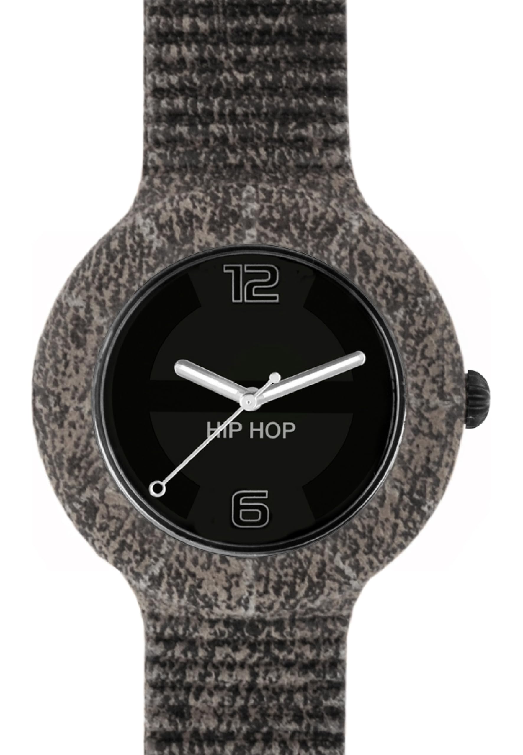 Hip Hop X Man orologio uomo nero tessuto vintage 42 mm