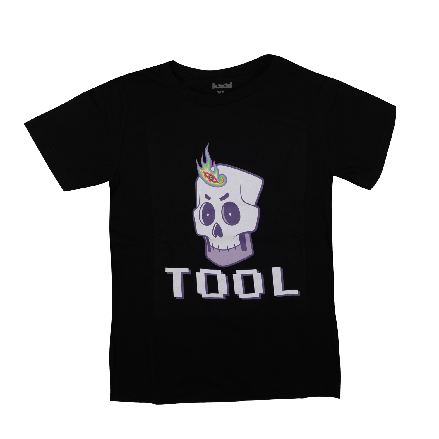 Tool Lateralus 8-Bit Skull T-Shirt Bambino Cotone 5T