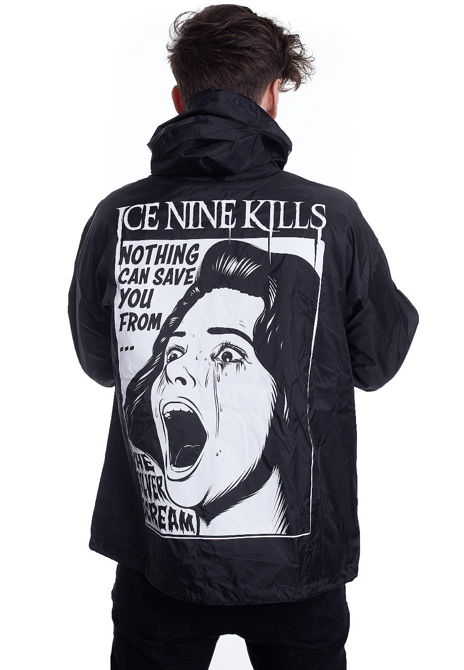 Ice Nine Kills Silver Scream giacca antivento nera S-XXL