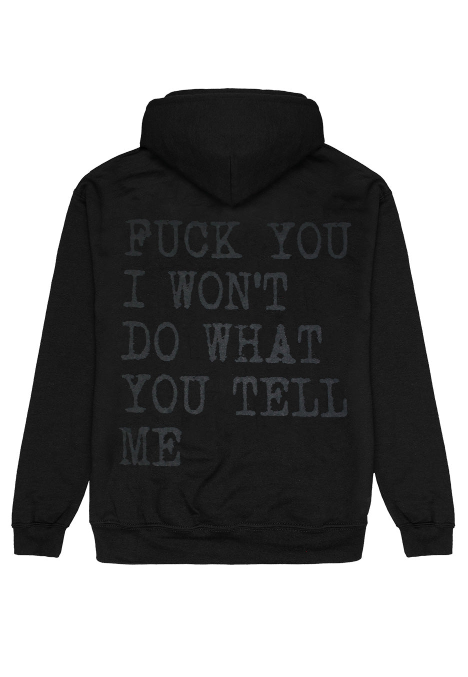 Rage Against The Machine FYou Felpa Nera Taglie S-XXL