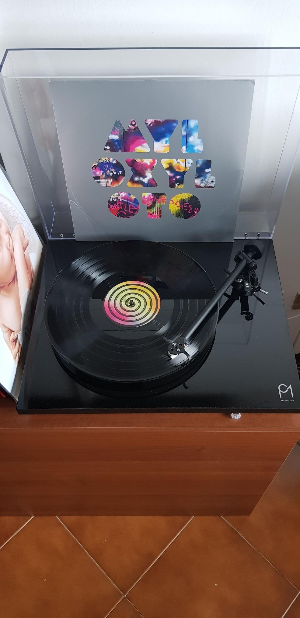 Coldplay Mylo Xyloto LP vinile con Paradise e Rihanna