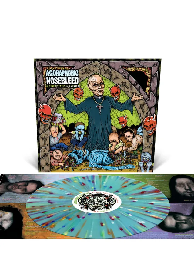 Agoraphobic Nosebleed Altered States Vinile LP Splatter