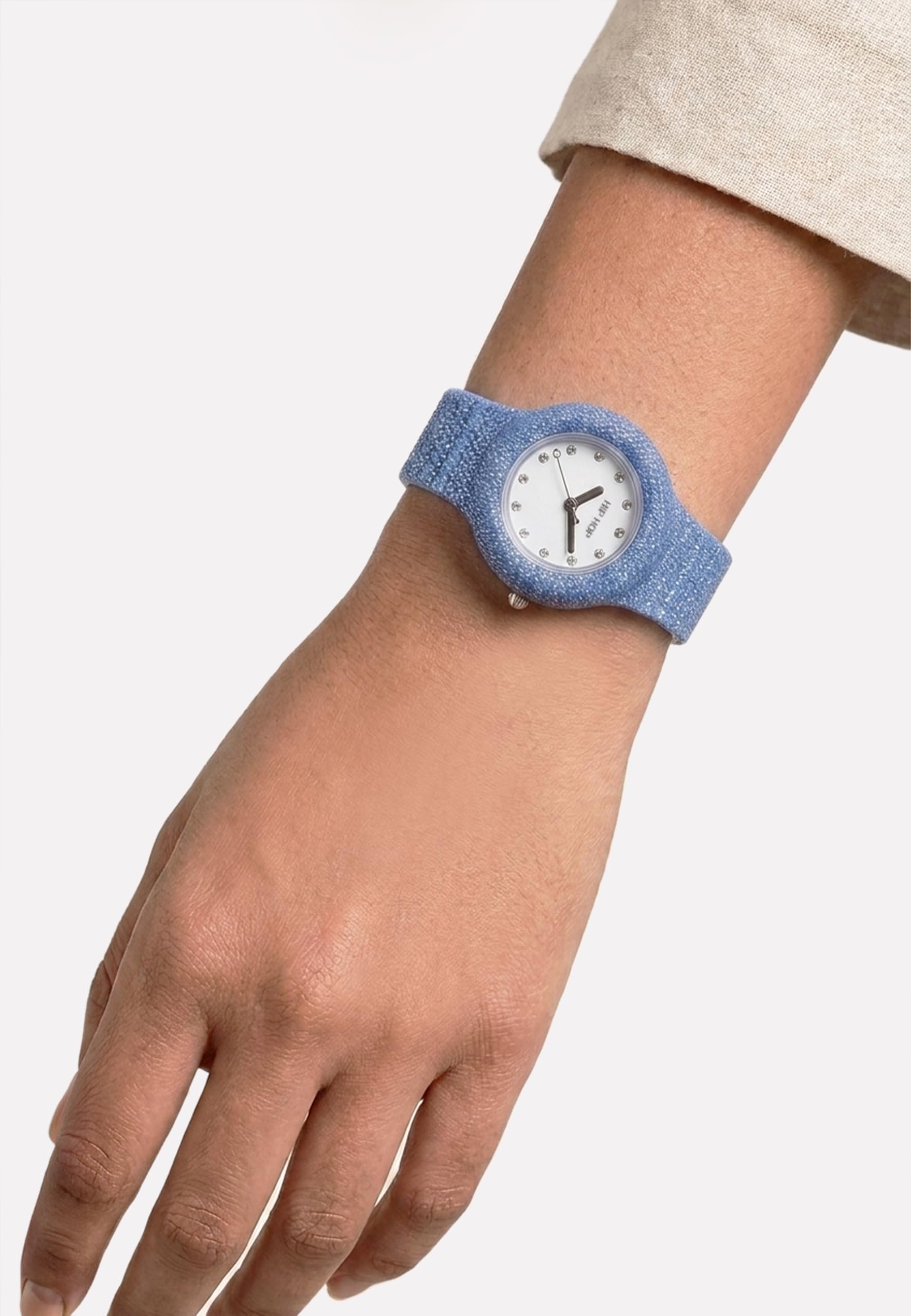 Hip Hop Hero 32 HWU1337 Orologio Donna Argento Blu 32 mm