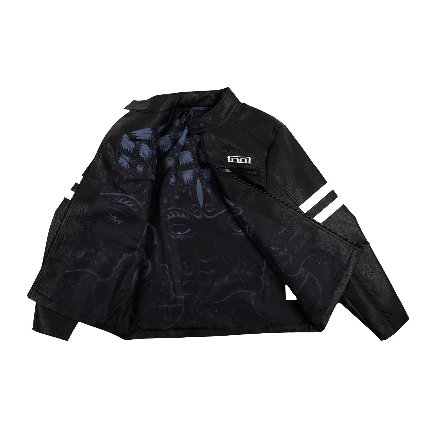 Tool 10,000 Days Giacca ecopelle blu taglia L