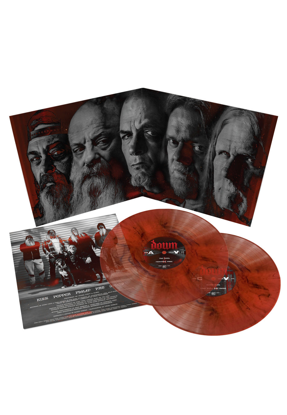 Down Volume V doppio vinile 2 LP arancione marmorato