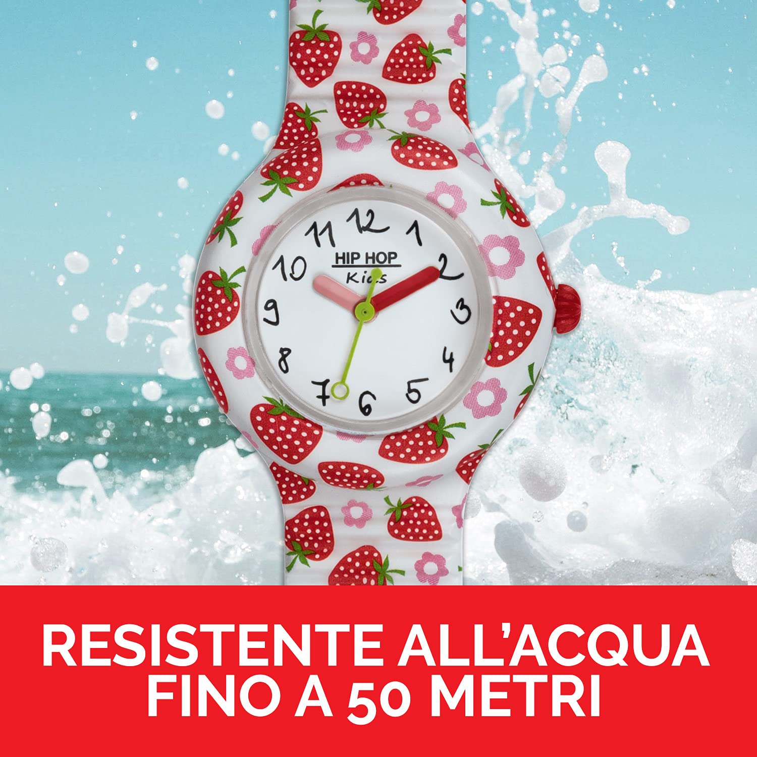 Hip Hop Kids Fun orologio bambina 28 mm silicone stampato