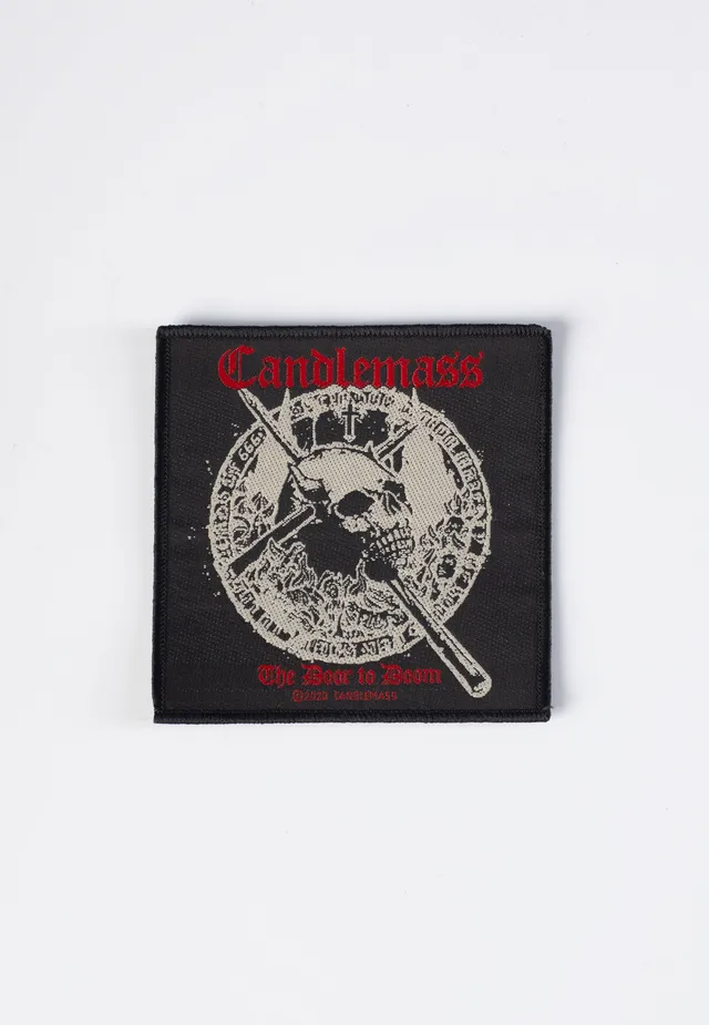 Candlemass The Door To Doom patch toppa doom metal