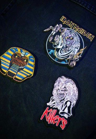 Iron Maiden Set Of 3 patch toppa multicolore poliestere
