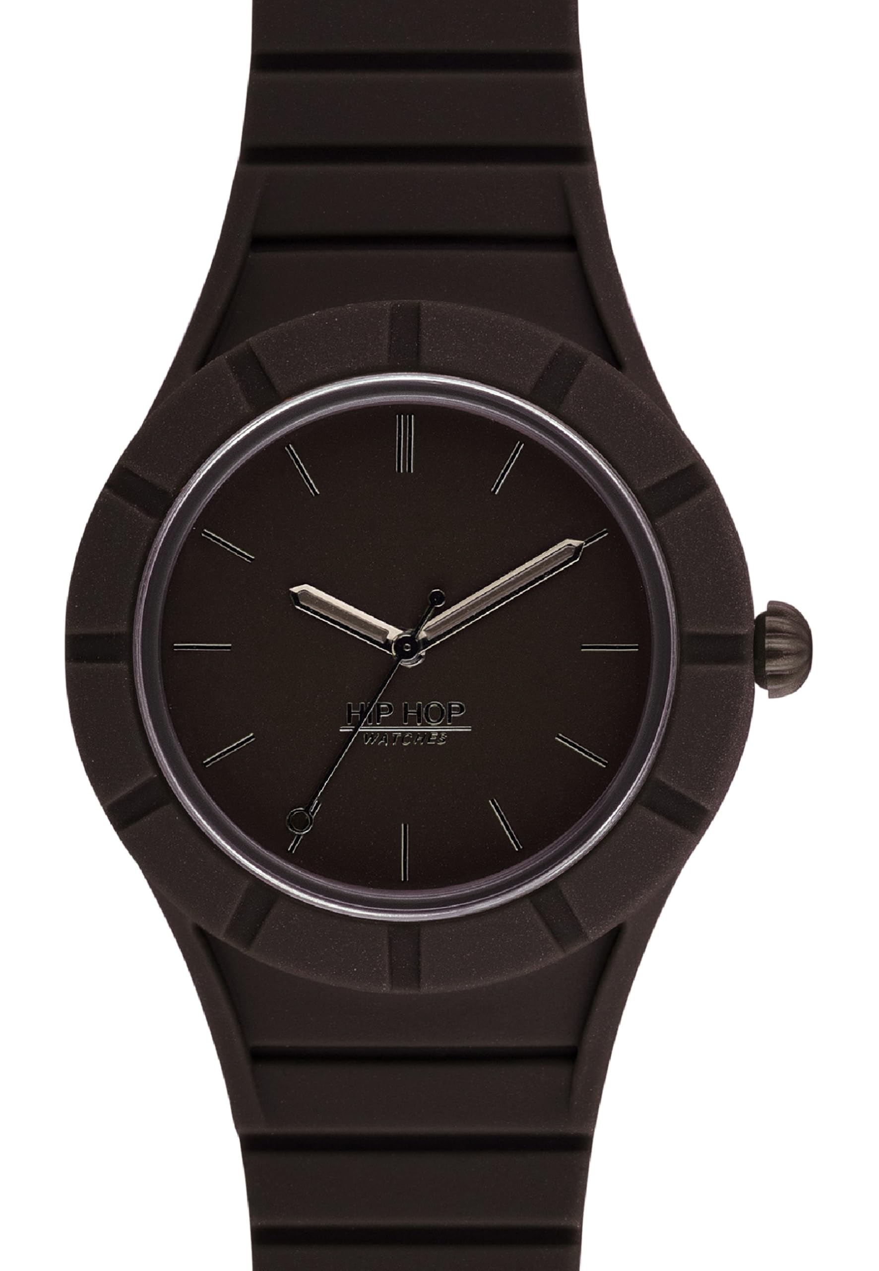 Hip Hop X Man orologio uomo silicone marrone HWU0910