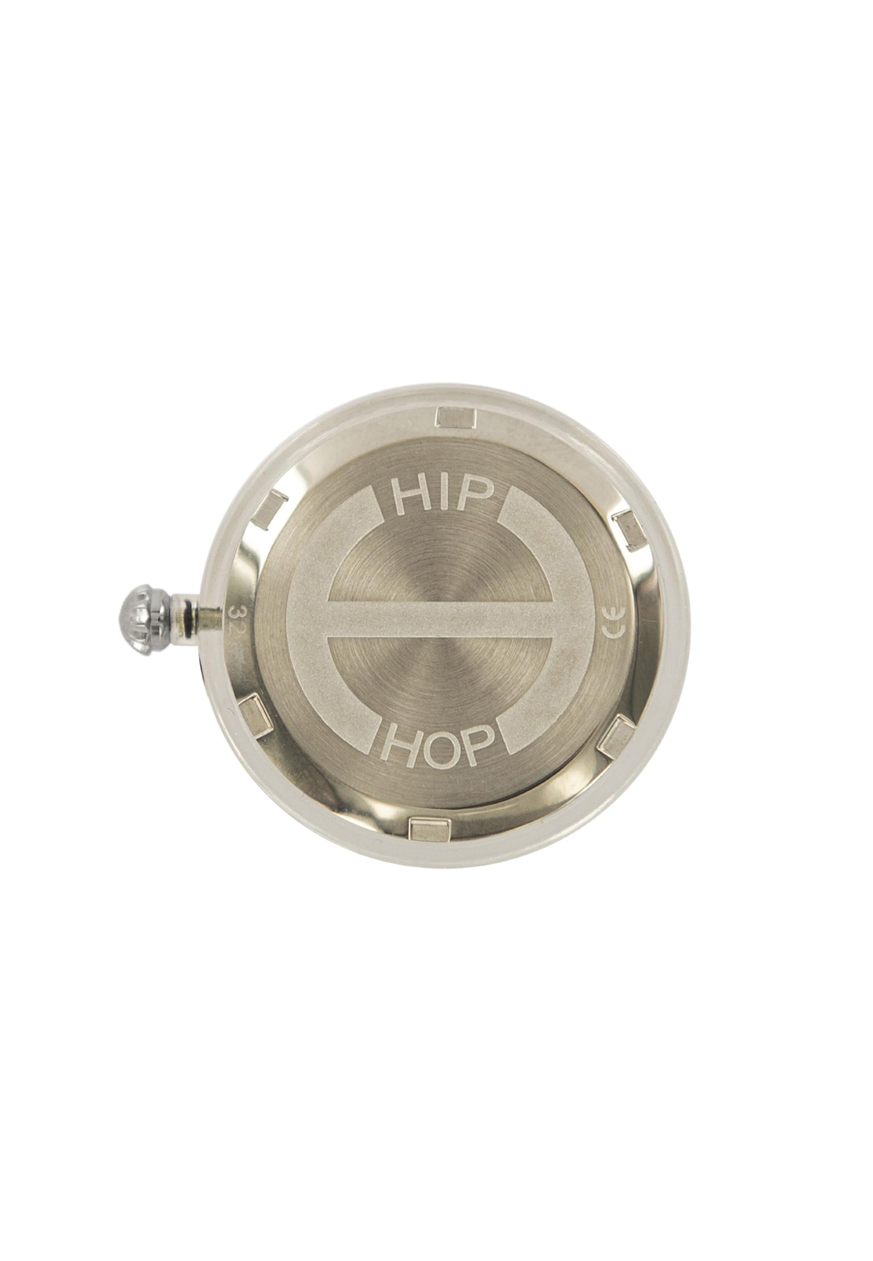 Hip Hop Hero.Dot Bezel Orologio Donna Nero 34 mm Silicone