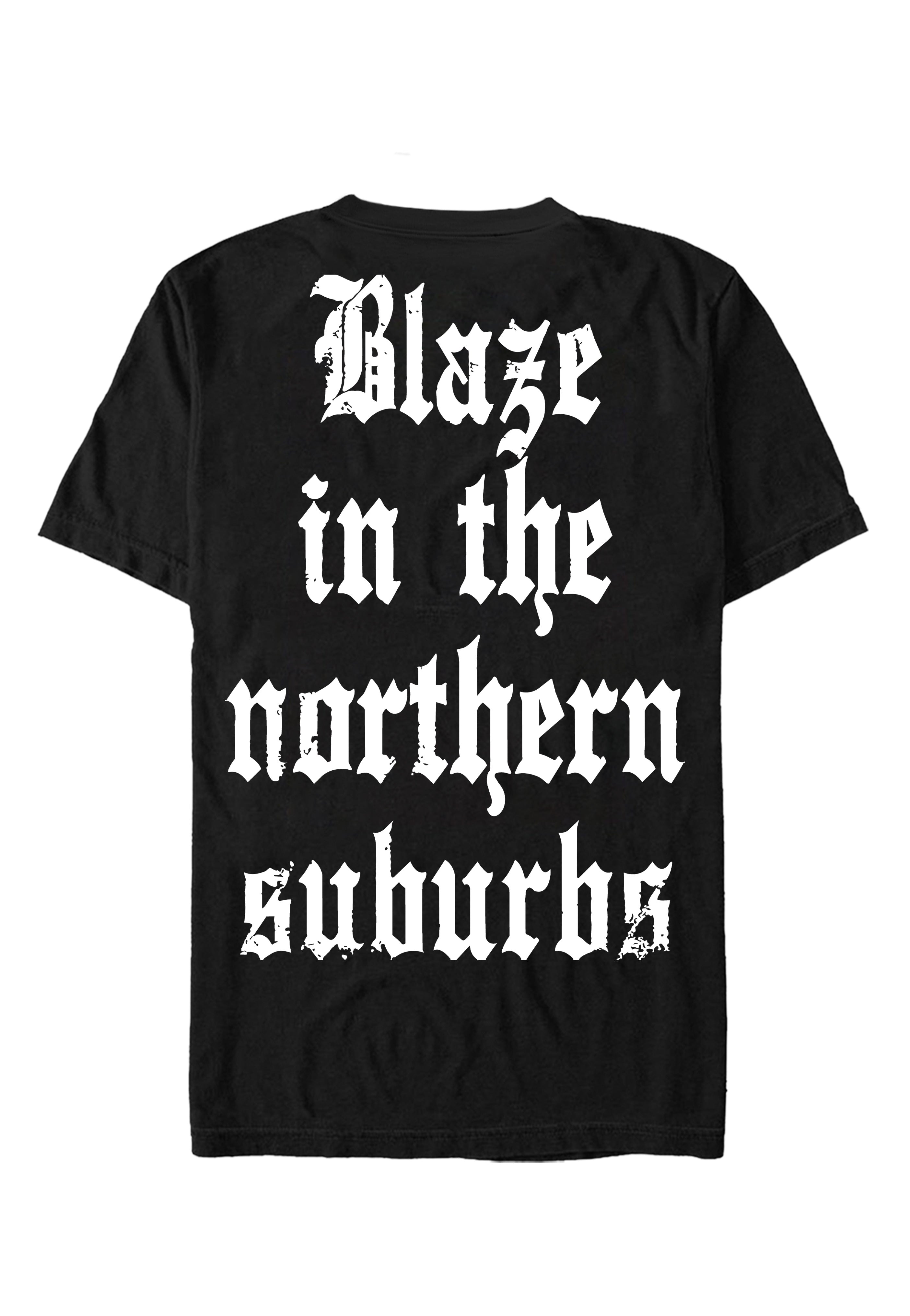 King Parrot Blaze In The North T-Shirt uomo nera manica corta