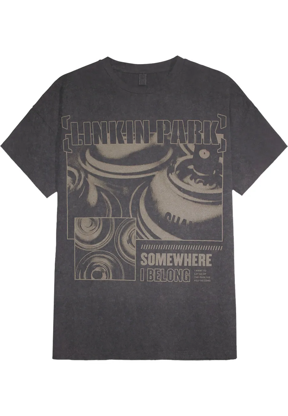 Linkin Park Somewhere I Belong T-Shirt Grigia Vintage