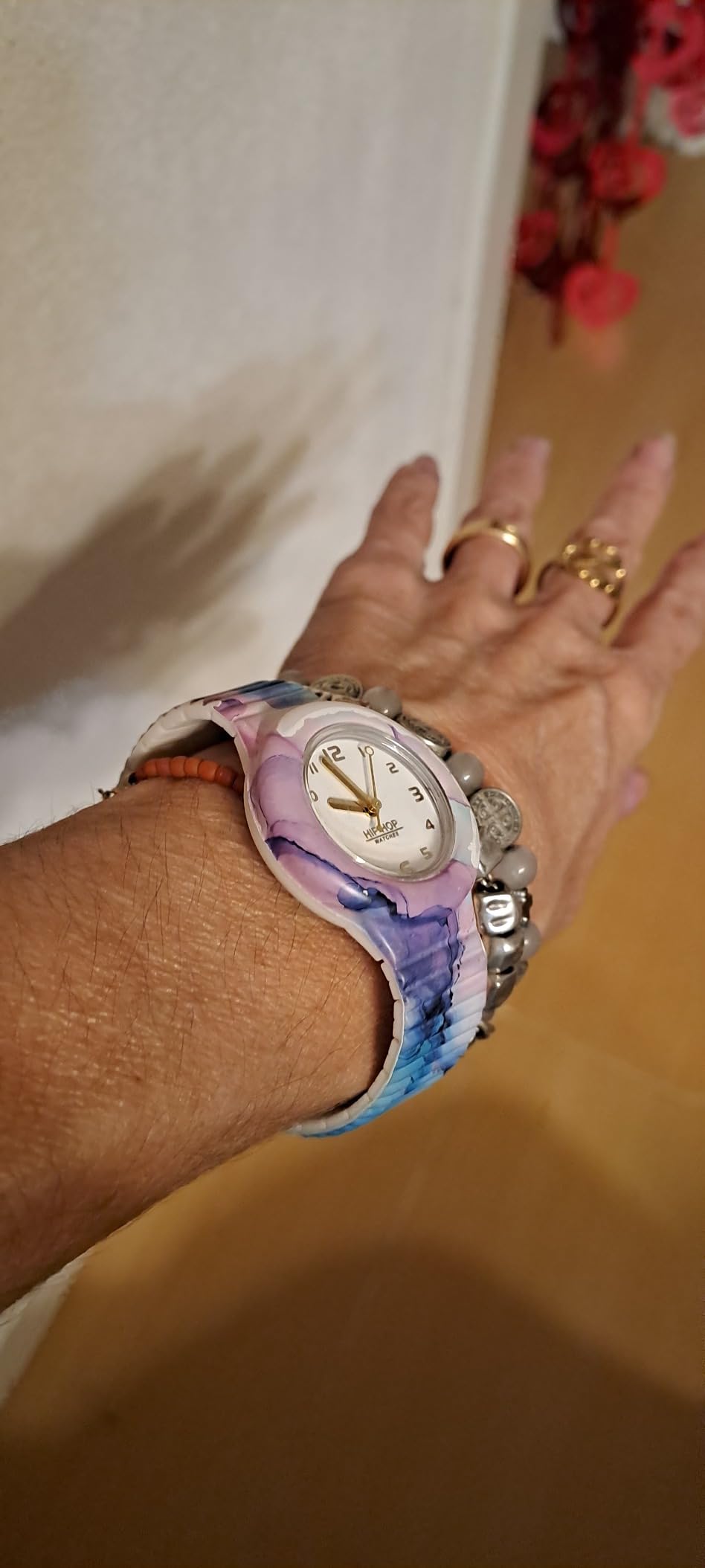 Hip Hop Hero 32 Orologio Donna Azzurro 32 mm In Clouds
