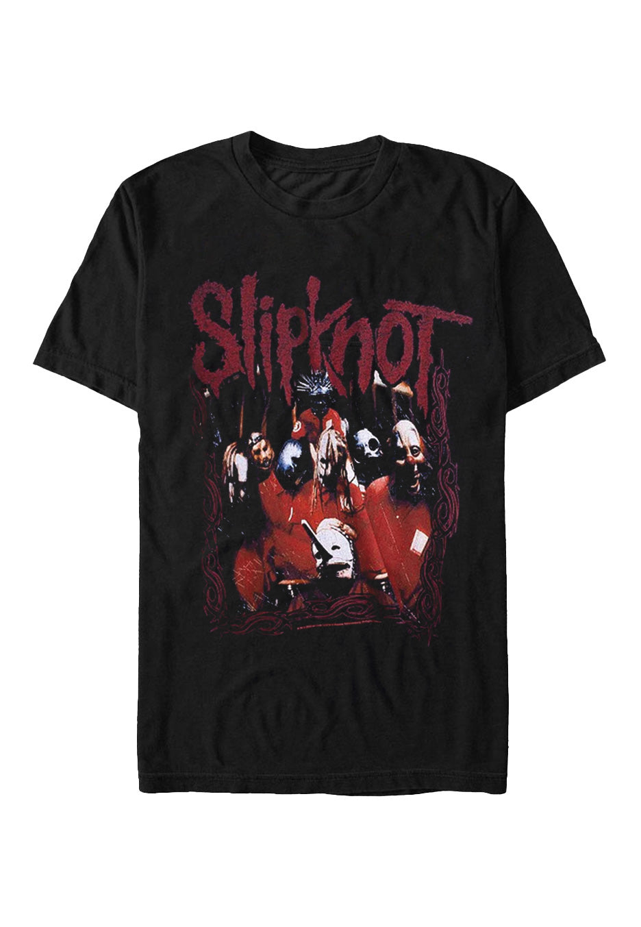 Slipknot Band Frame T-Shirt maglietta nera