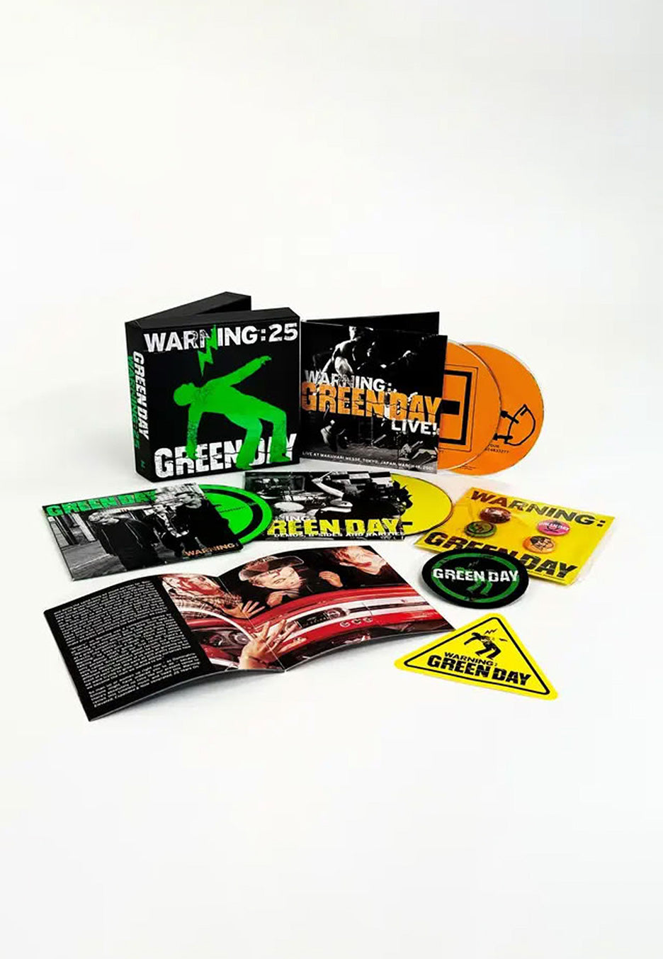 Green Day Warning 25th Anniversary 4 CD boxset punk