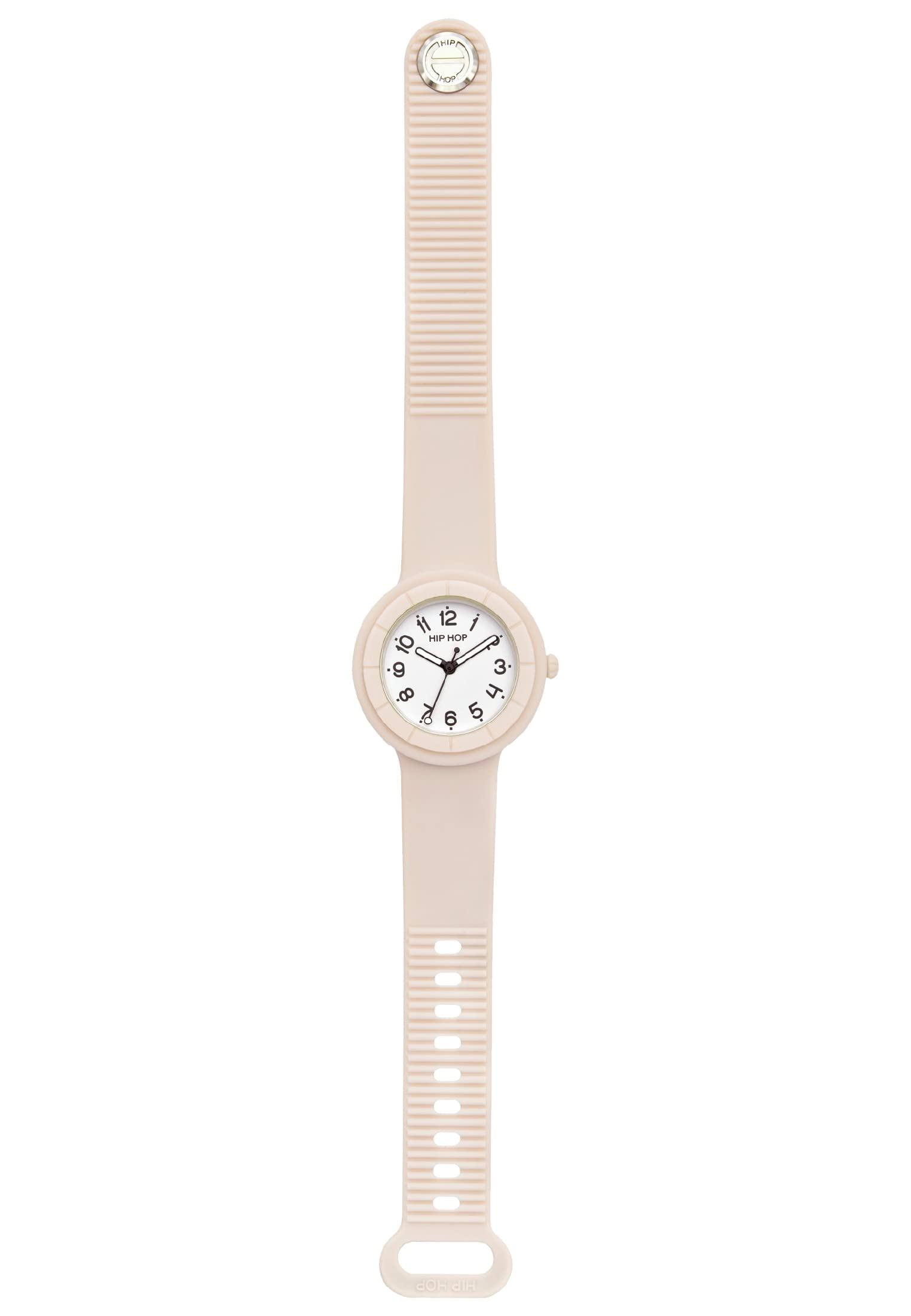 Hip Hop Hero.Dot Orologio Donna Bianco 34 mm Soft Touch