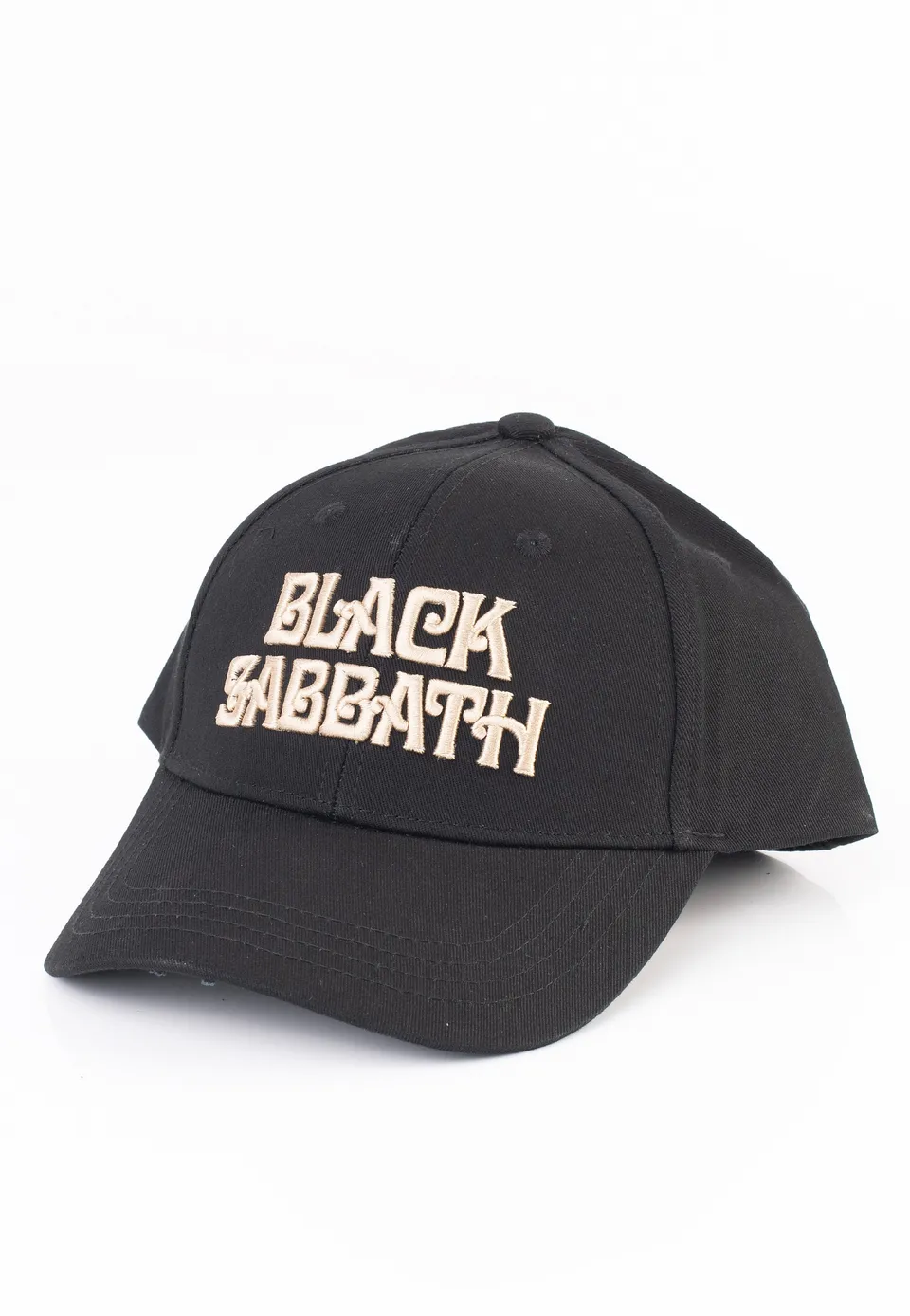 Black Sabbath Text Logo cappellino cap nero snapback