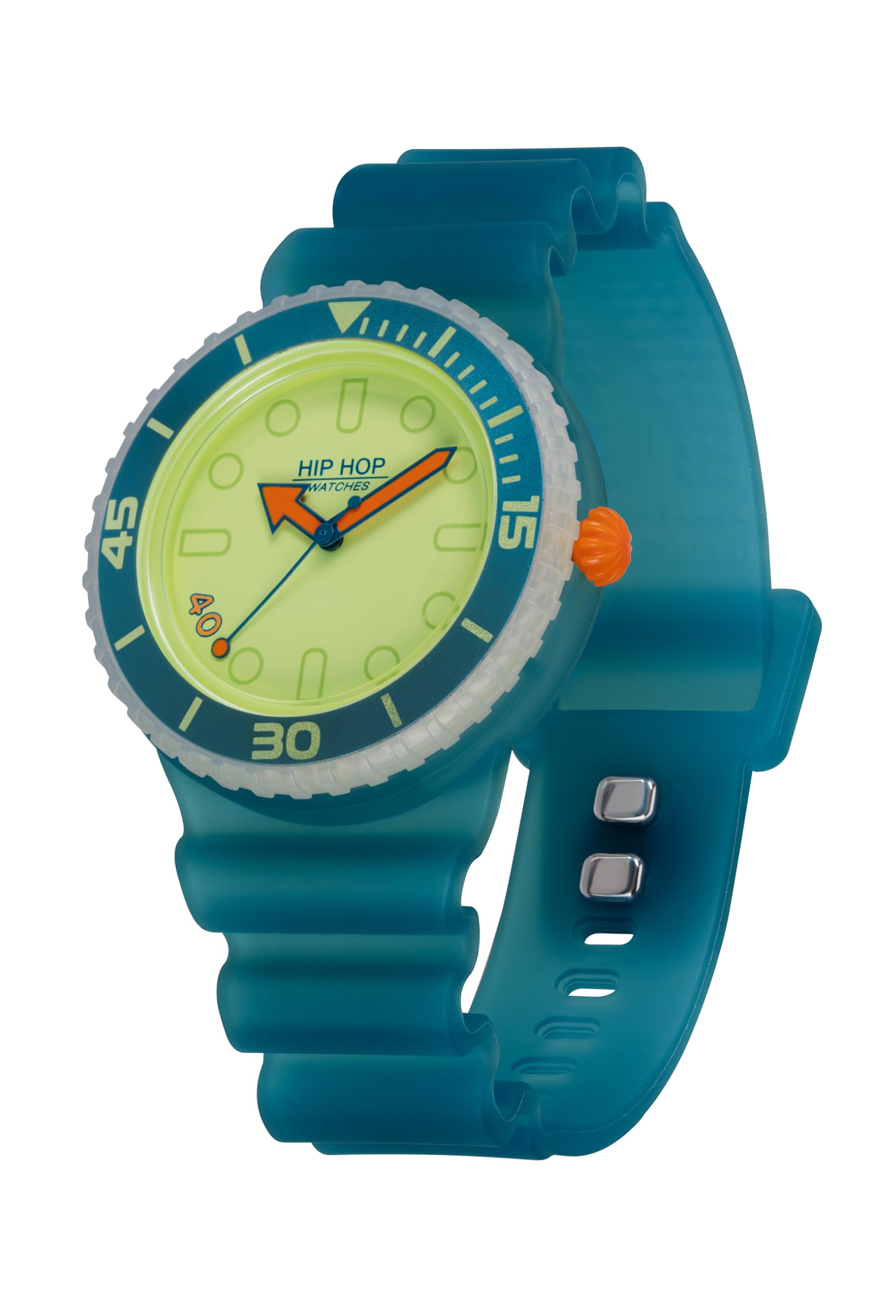Hip Hop Master orologio uomo 41 mm 2 cinturini silicone