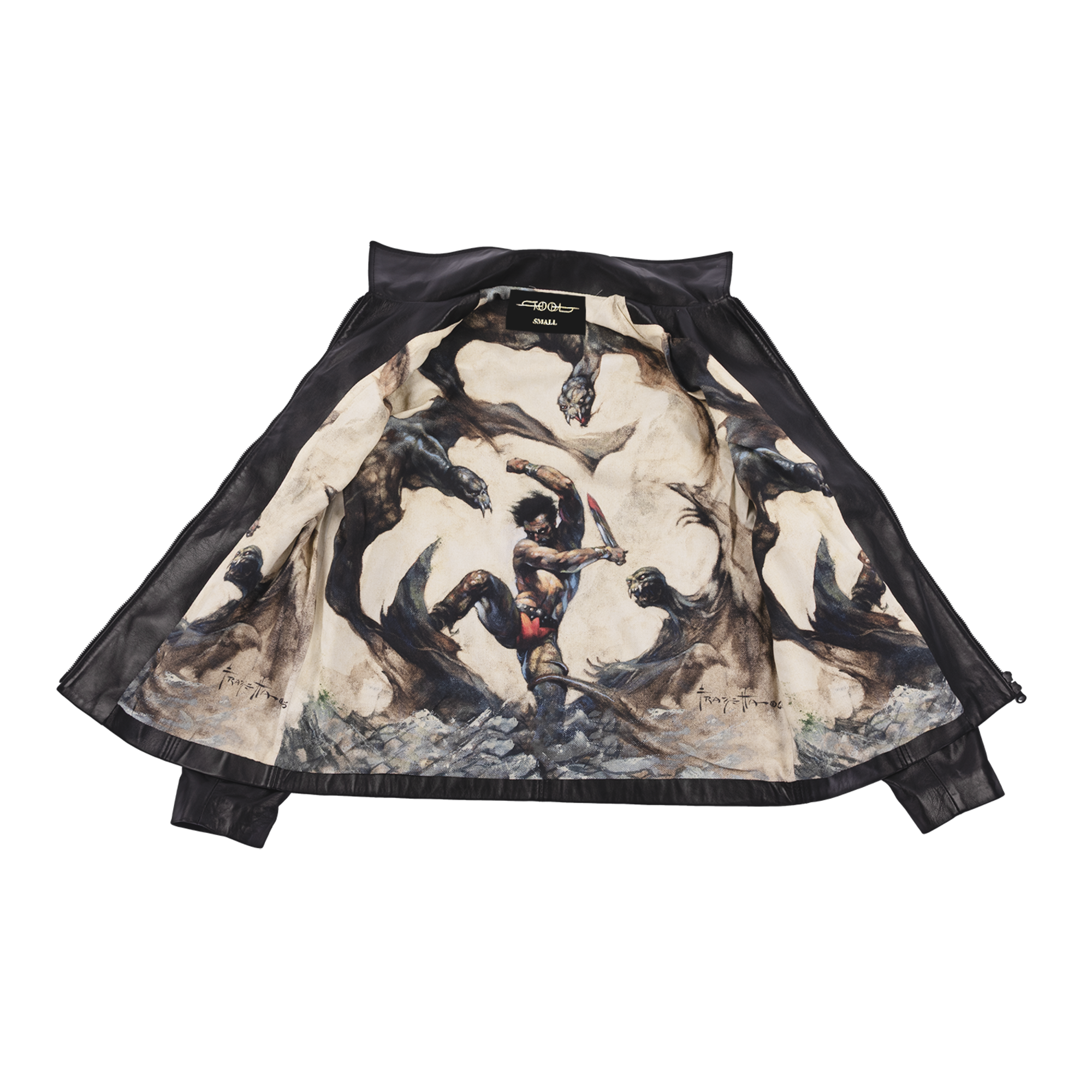 Tool x Frazetta Leather Jacket giubbotto pelle agnello