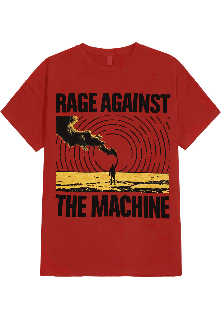 Rage Against The Machine Smoke Signal T-shirt rossa