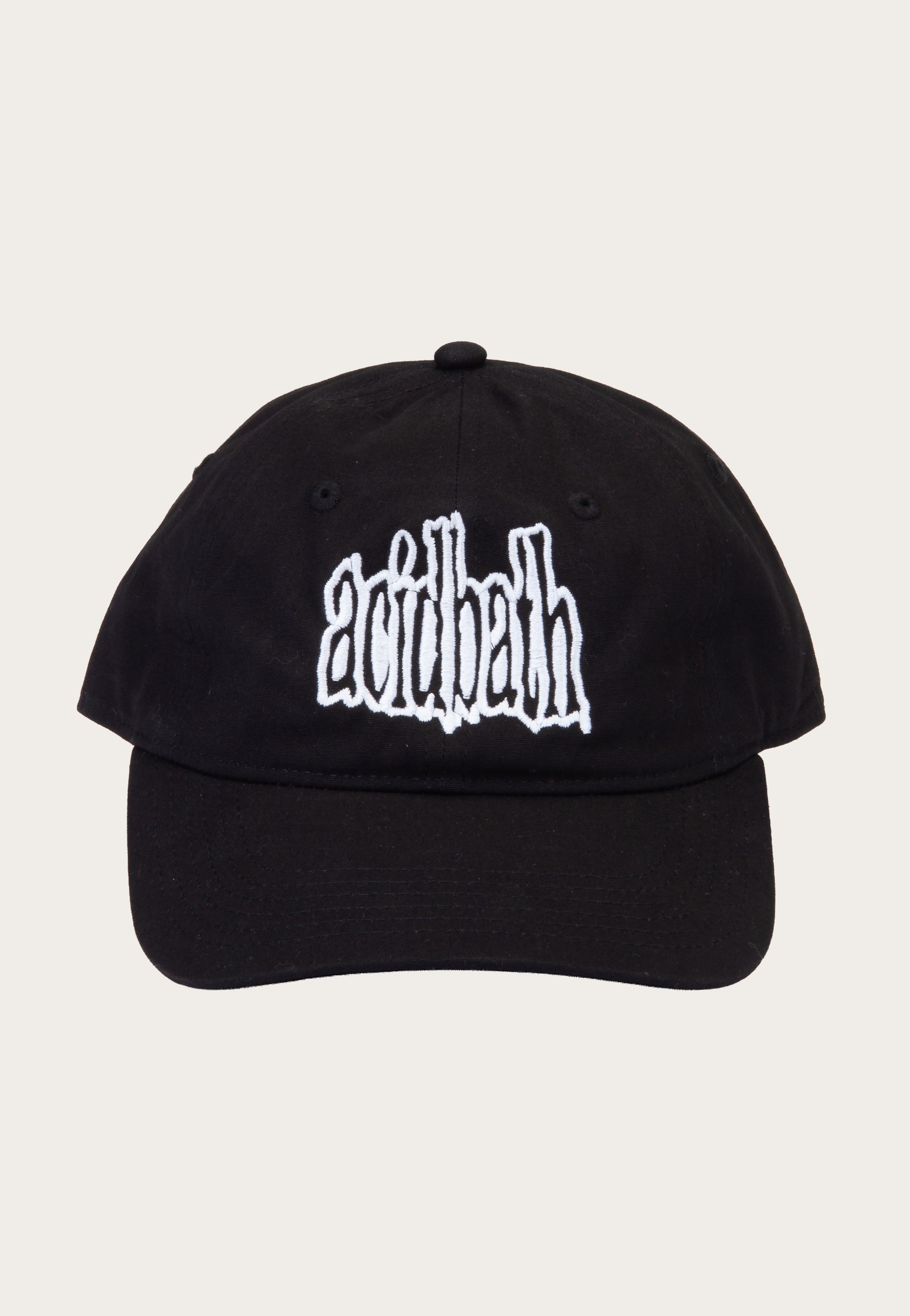 Acid Bath Logo Dad cap nero cotone onesize