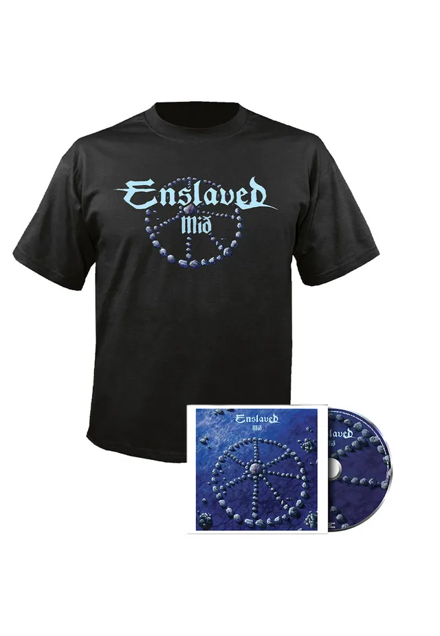 Enslaved Mid Logo Special Pack T-Shirt + Digi CD black metal