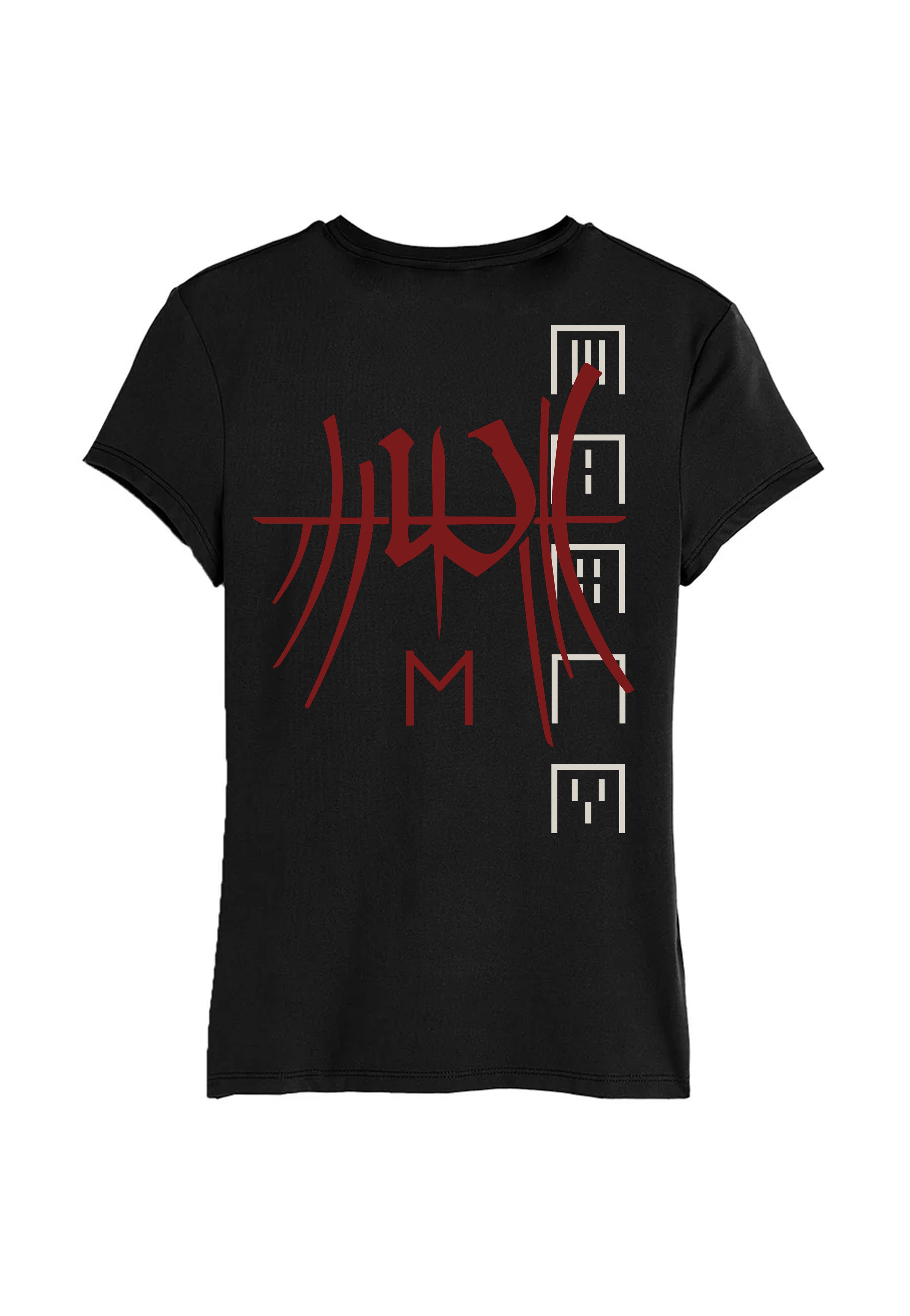 Enslaved E T-shirt donna nera manica corta