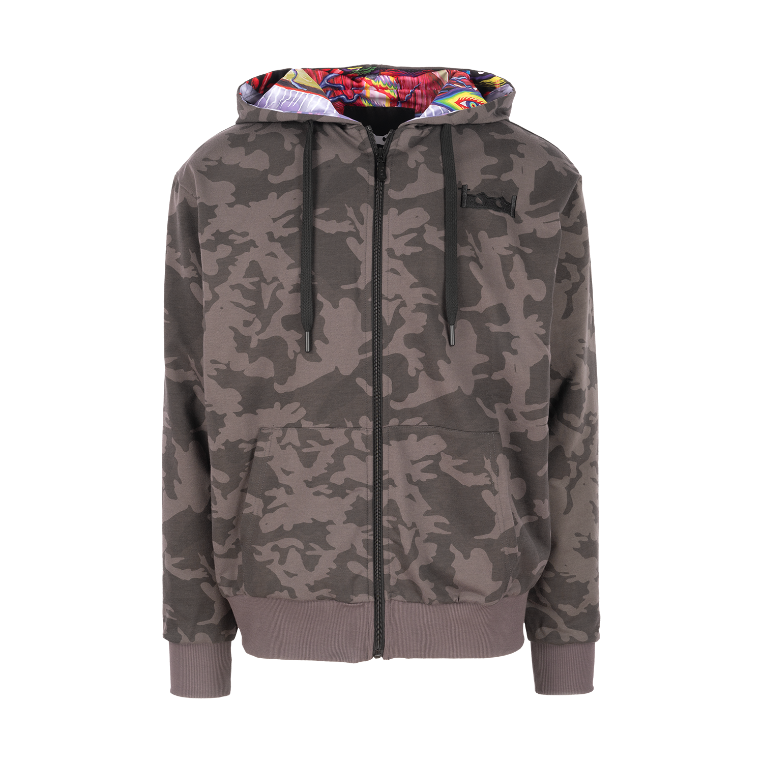 Tool Lateralus Skinless Man felpa zip camo uomo taglia L