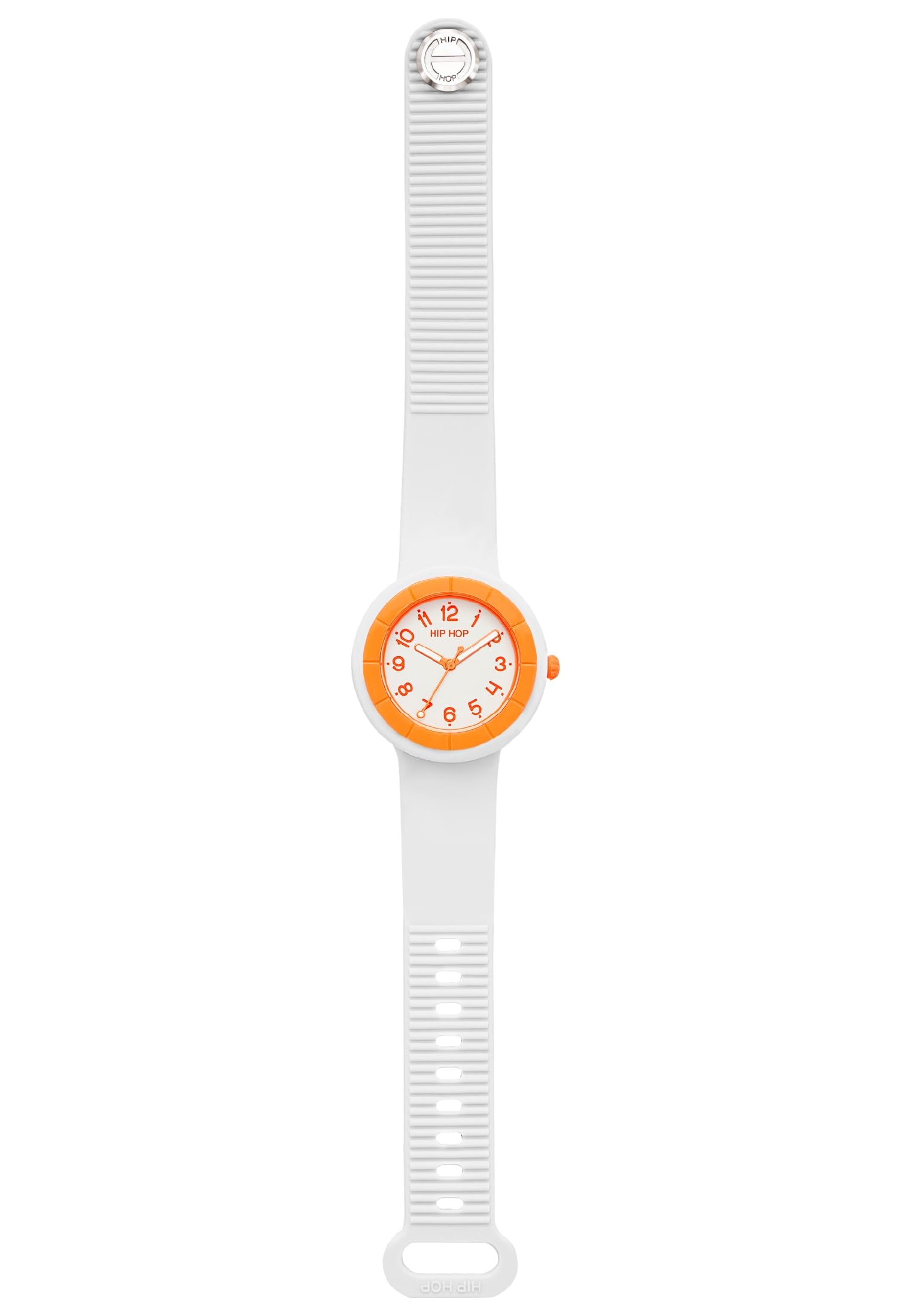 Hip Hop Hero.Dot orologio donna bianco arancione 34 mm