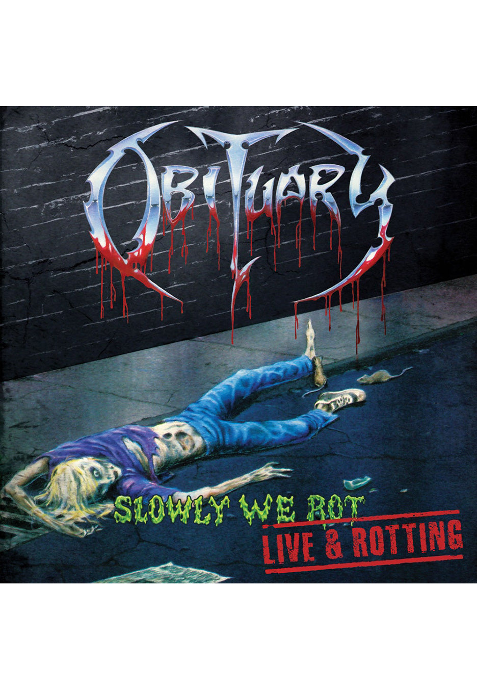 Obituary Slowly We Rot Live And Rotting CD death metal