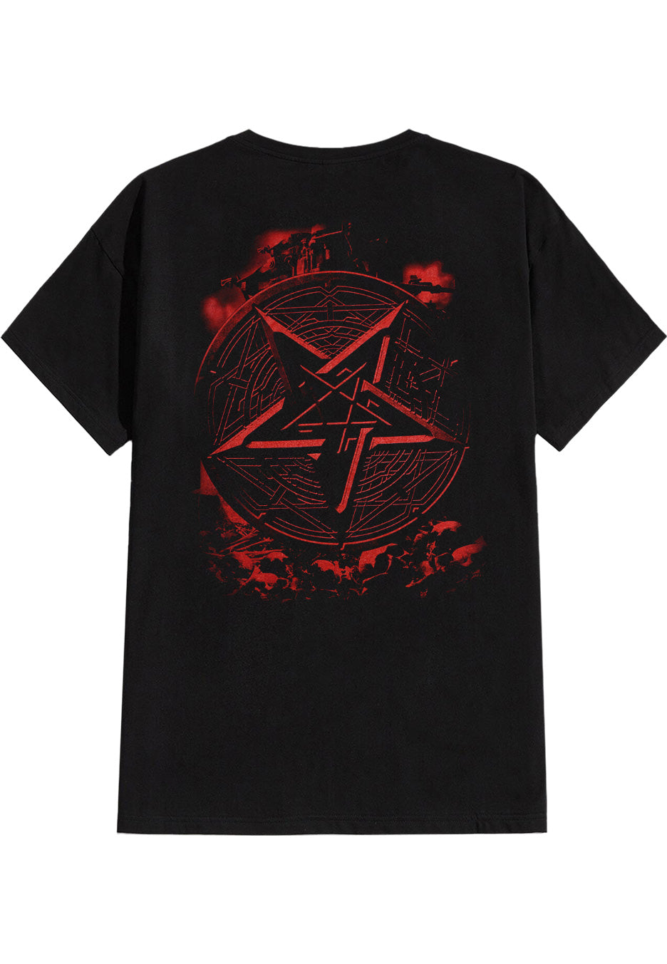 Dimmu Borgir Death Cult Pentagram t-shirt nera uomo